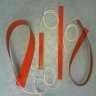 High Temperature Silicone 120 220 Volt AC Rubber Strip Heaters